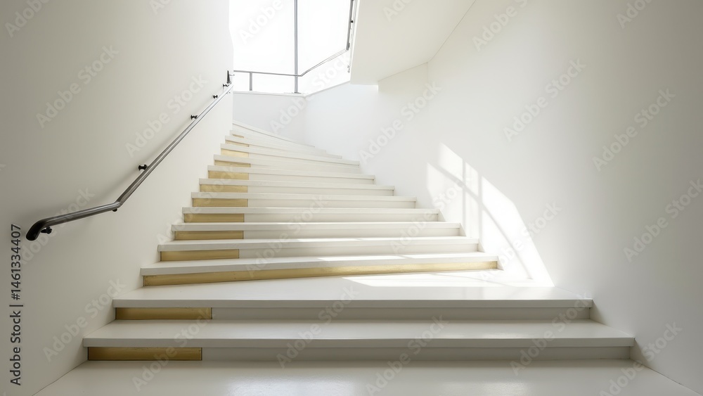 Fototapeta premium Modernist architectural detail, clean lines