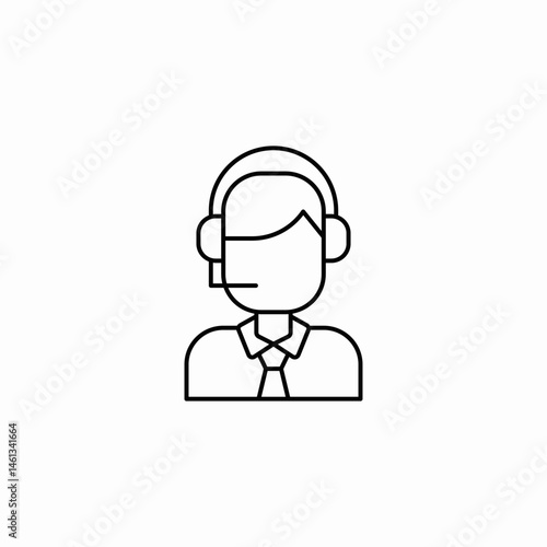 customer service icon sign vector