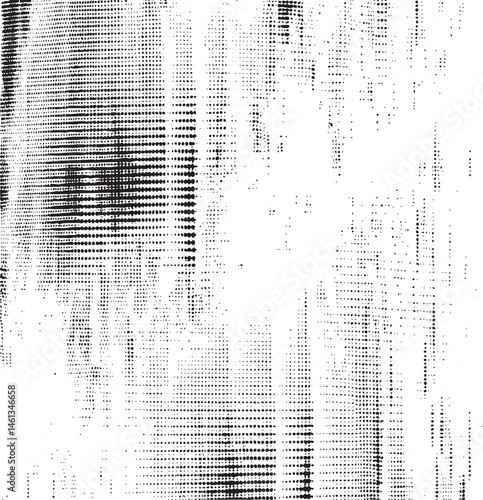 A grayscale portrait reveals a blurred human face amidst textured