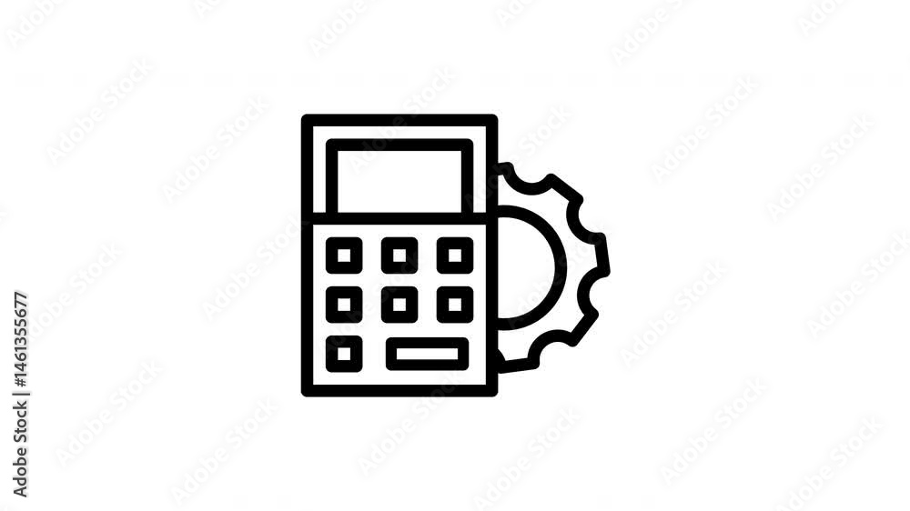 calculator animated icon calculator animated icon