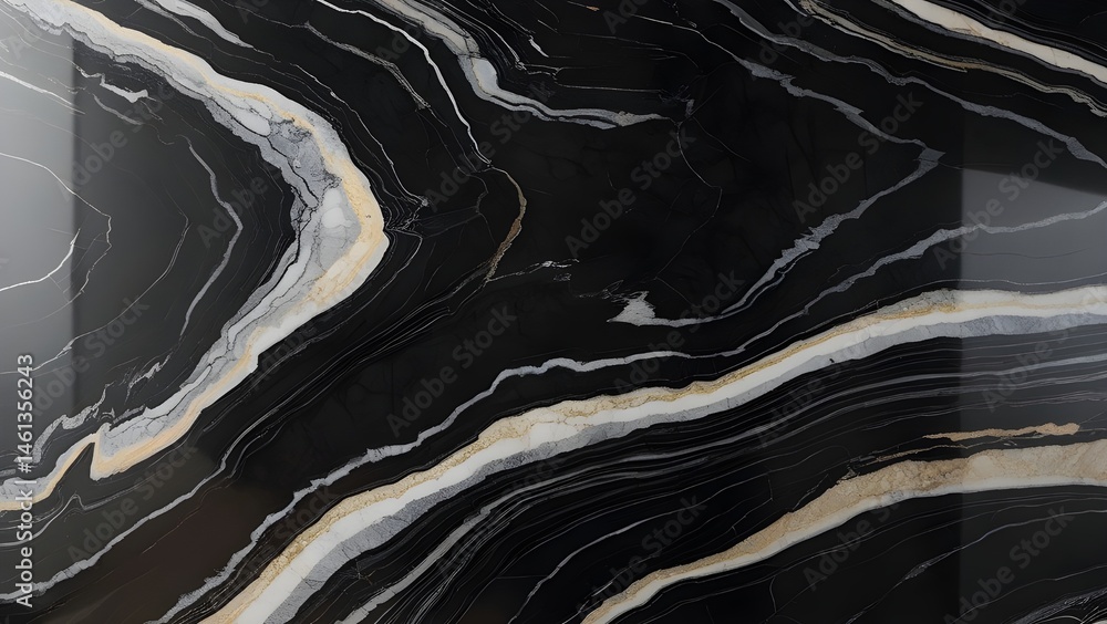 Obraz premium Beautiful red calacatta marble stone texture.