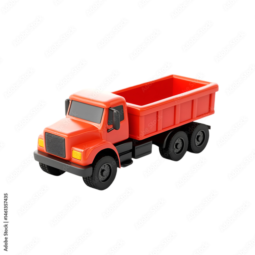 Red Dump Truck Toy Vehicle Model Transportation Construction Red Dump Truck Toy Vehicle Model Transportation Construction