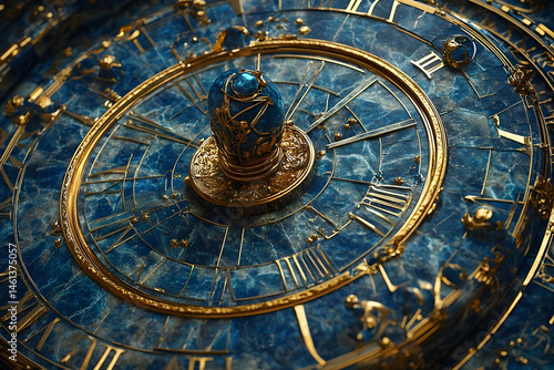 Wallpaper Mural Ornate, detailed clock face with intricate design. Torontodigital.ca