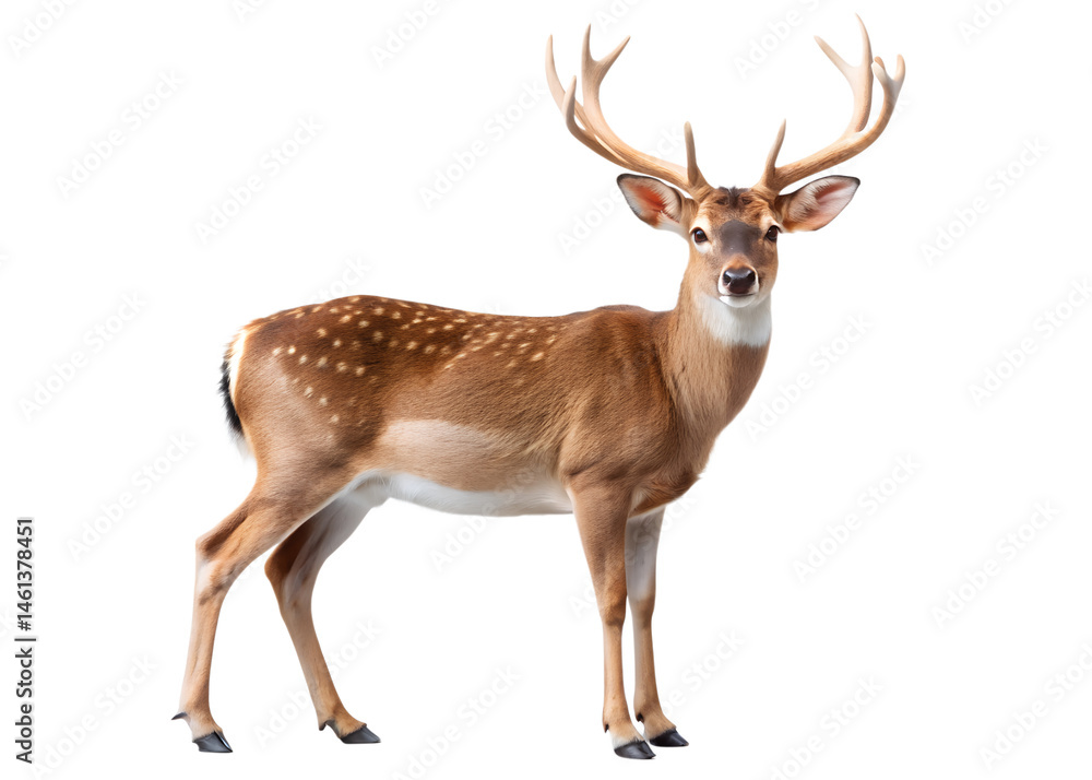 Obraz premium deer isolated on white