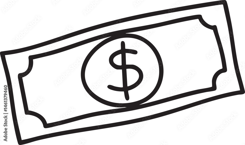 A simple dollar bill A simple dollar bill