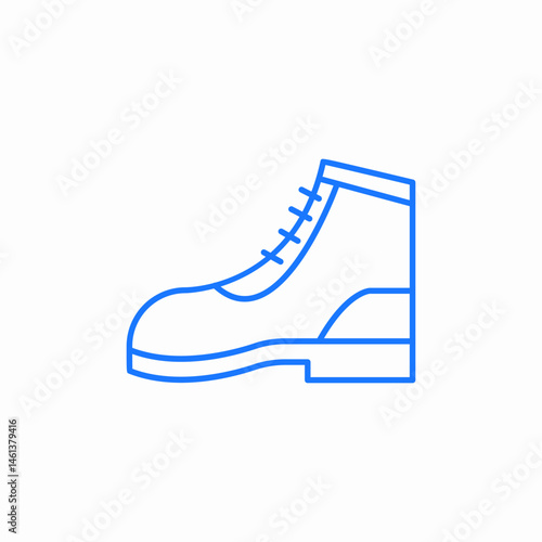 winter boots icon sign vector
