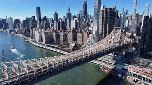 Quadro em tela Queensboro Bridge At Manhattan In New York United States