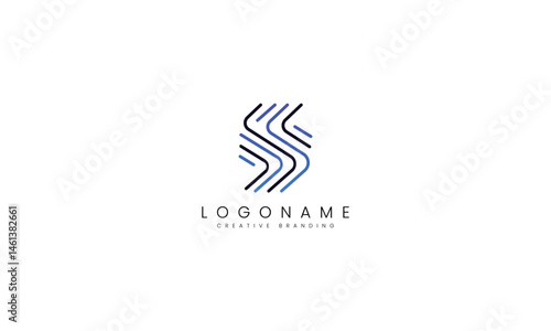 Minimalist S Logo for Branding and Identity.