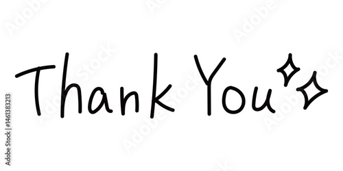 手書きのThankyou