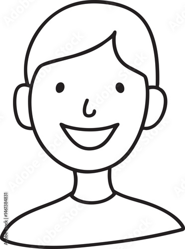 A smiling young person's head and shoulders portrait.