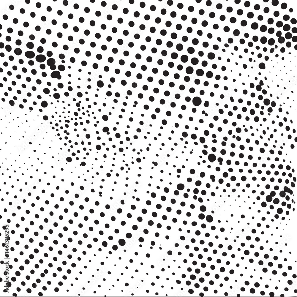 A grayscale background filled with numerous scattered black circles. A grayscale background filled with numerous scattered black circles.