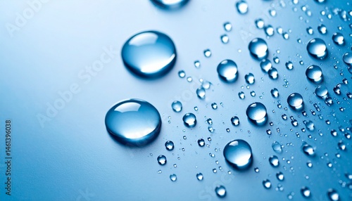 Wallpaper Mural drops of water on smooth surface Torontodigital.ca