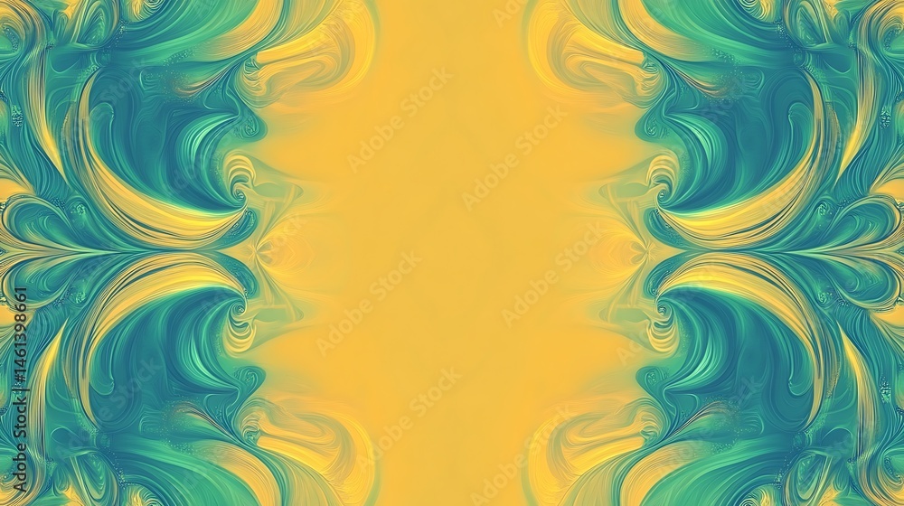 Fototapeta premium Abstract symmetrical pattern (1)