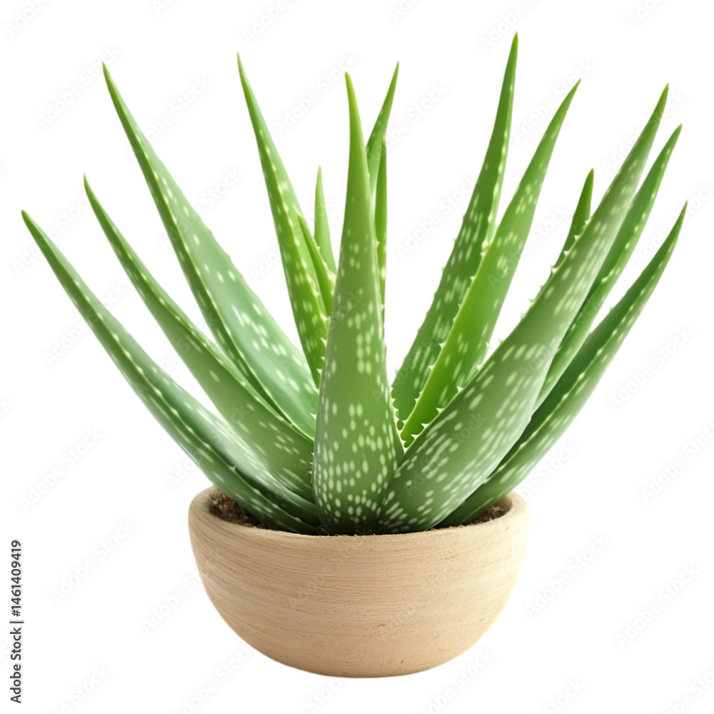 Aloe Vera Plant in Beige Pot Home Decor Succulent Aloe Vera Plant in Beige Pot Home Decor Succulent