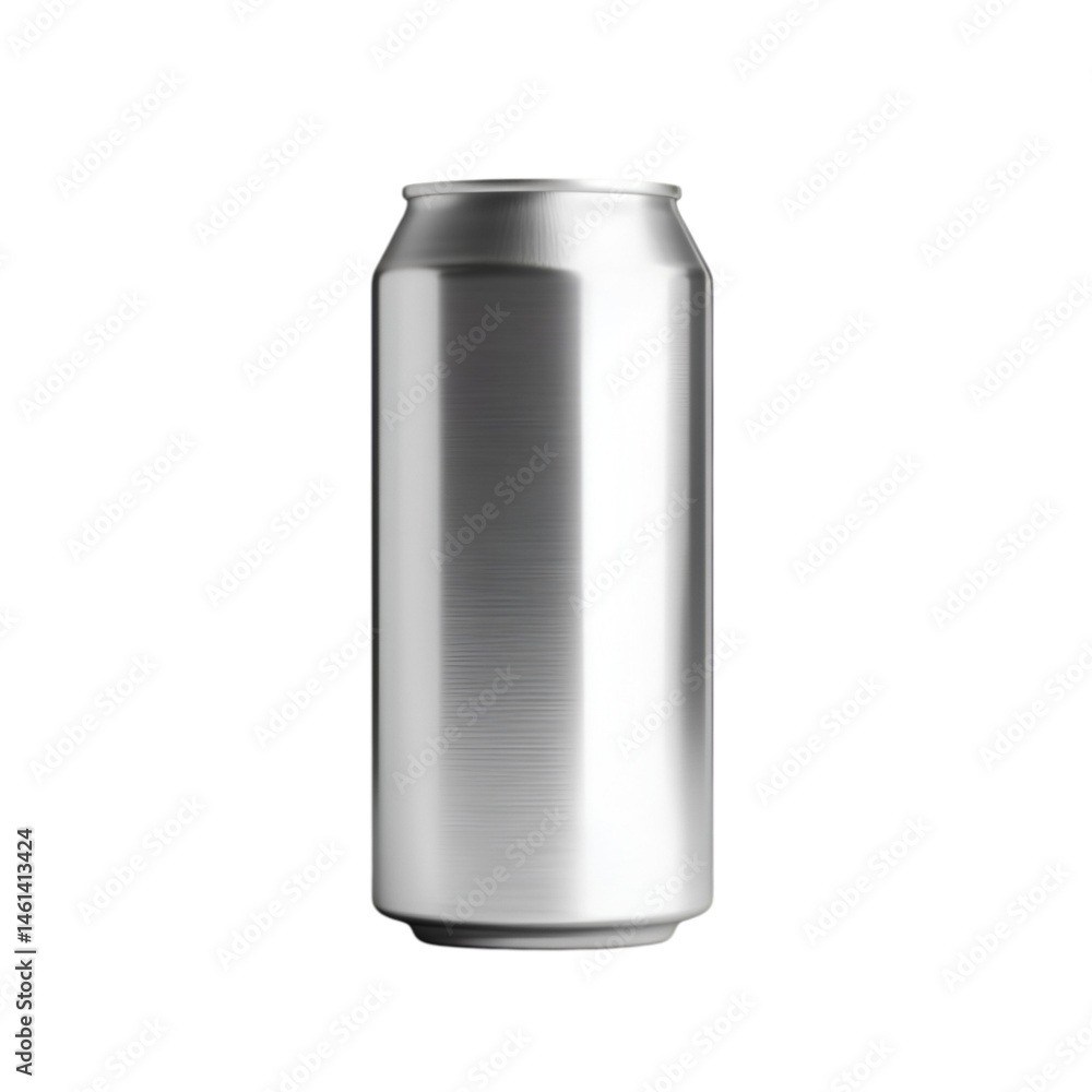 Sleek Silver Aluminum Can Mockup Beverage Packaging Design Sleek Silver Aluminum Can Mockup Beverage Packaging Design