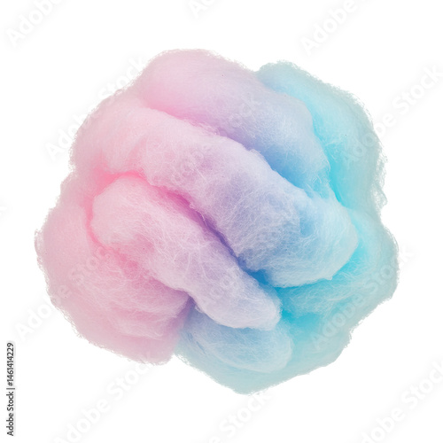 colorful cotton swabs isolated on white