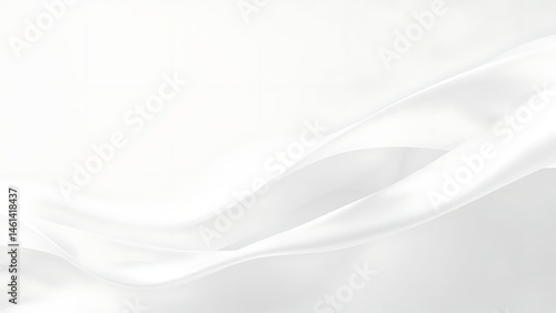 風にたなびく純白のシルク