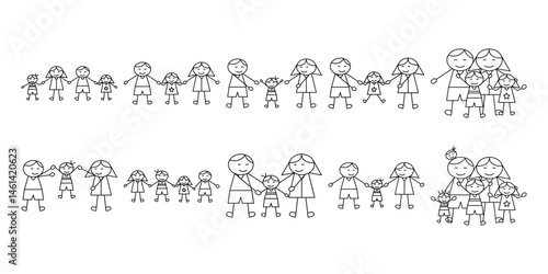 Stick Figure Family
