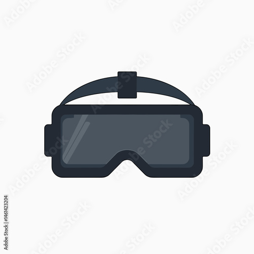vr headset with goggles  futuristic tech accessory