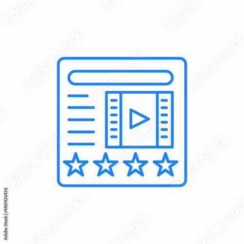 movie director chair icon sign vector