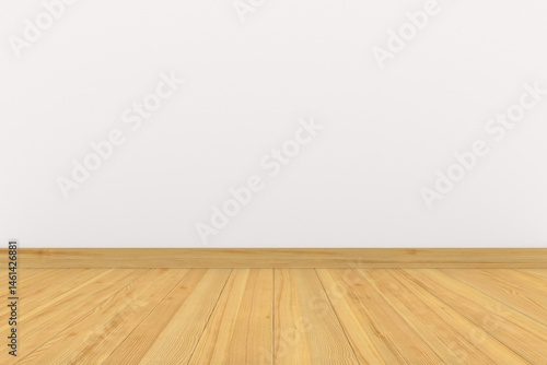Empty room. Wooden floor. 3...