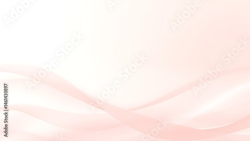 淡いピンク色のオーロラが描く優しいウェーブ