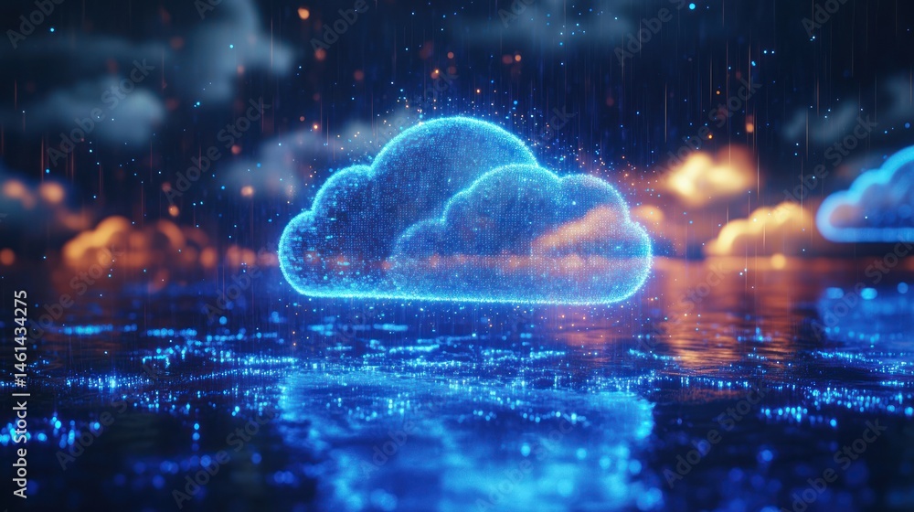 Digital Cloud Concept Digital Cloud Concept