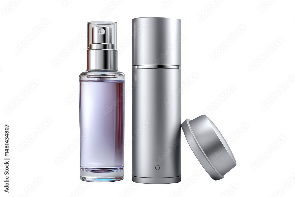 Elegant fragrance bottles with sleek designs. Png, Transparent background. Elegant fragrance bottles with sleek designs. Png, Transparent background.