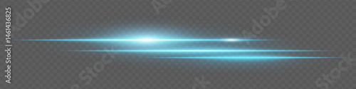 Bright blue light streaks with soft glow and transparency. Ideal for motion effects, futuristic transitions, fast movement highlights, light speed simulation and digital design elements.