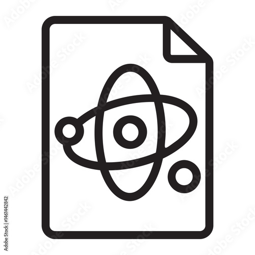 Science line icon