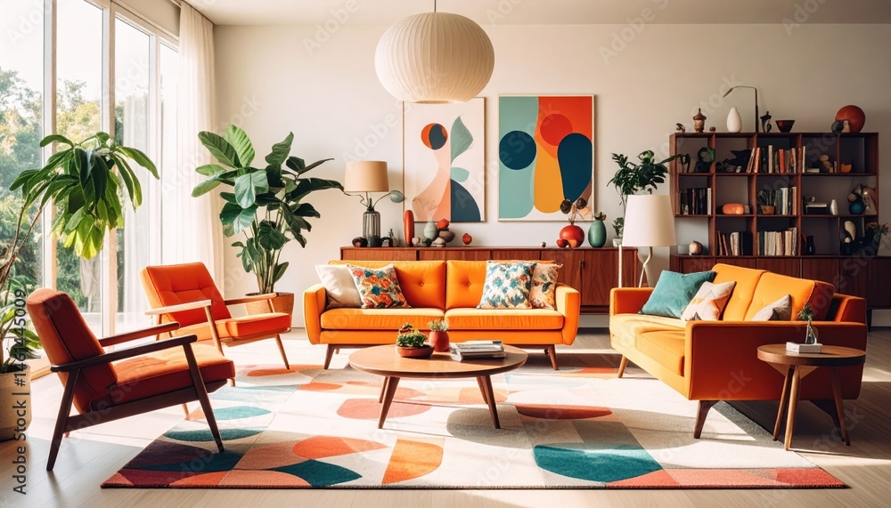A MidCentury Living Roomoom with a Modern Soul A MidCentury Living Roomoom with a Modern Soul