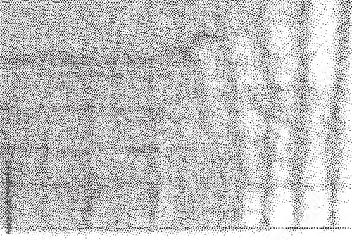 A dense textured black and white of closely spaced dots.
