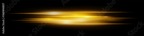 Golden glowing speed lines with blur flare effects on dark. Great for sci-fi scenes, racing visuals, futuristic speed transition, neon acceleration and motion design concepts.
