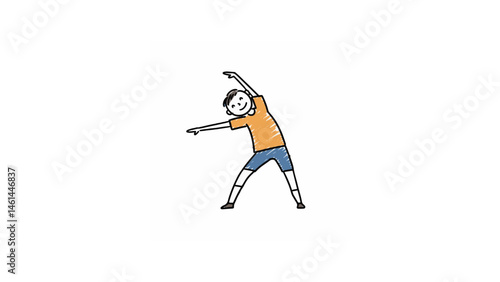 Person stretching on mat before workout