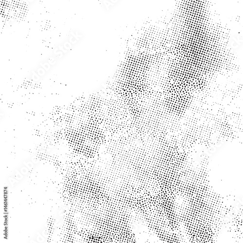 A densely patterned monochrome texture dominates the