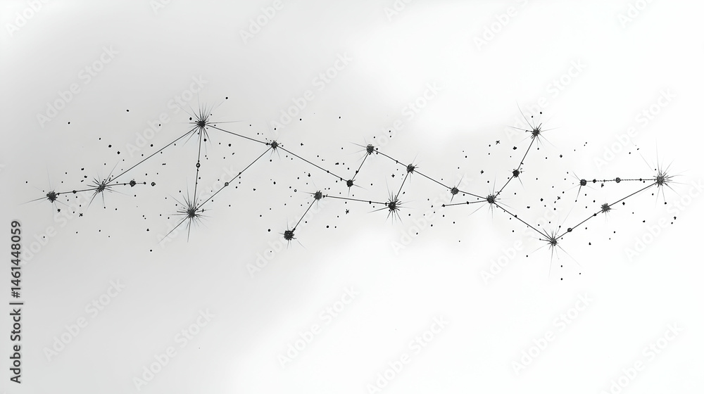 Abstract network design with connected nodes Abstract network design with connected nodes