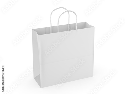 Wallpaper Mural Shopping and delivery paper bag for mock up and blank template. 3d illustration design. Torontodigital.ca