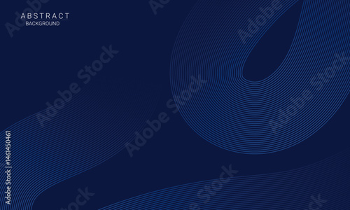 Futuristic abstract gradient lines background dark background with copy space abstract colorful gradient lines vector moving forward
