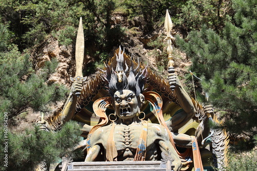 Baipu Temple, an ancient temple of Liao Dynasty, Mentougou, Beijing, China