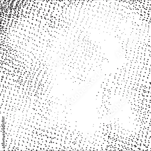 A grayscale displays a dense of small scattered dots across the frame.