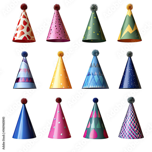 Assorted party hats (1)
