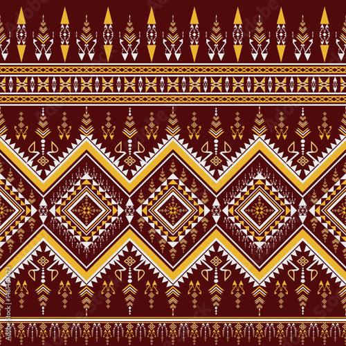 Vintage Aztec ethnic pattern t