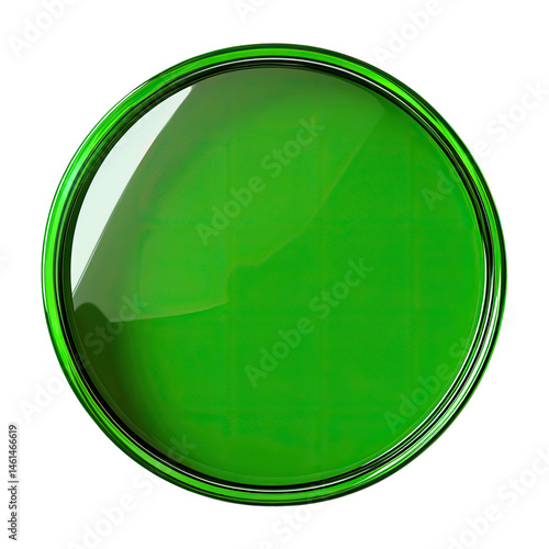 Vibrant green button