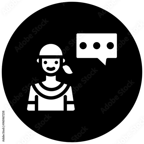 Woman Speech Icon
