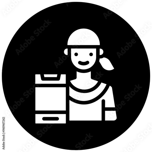 Woman Taking Selfie Icon