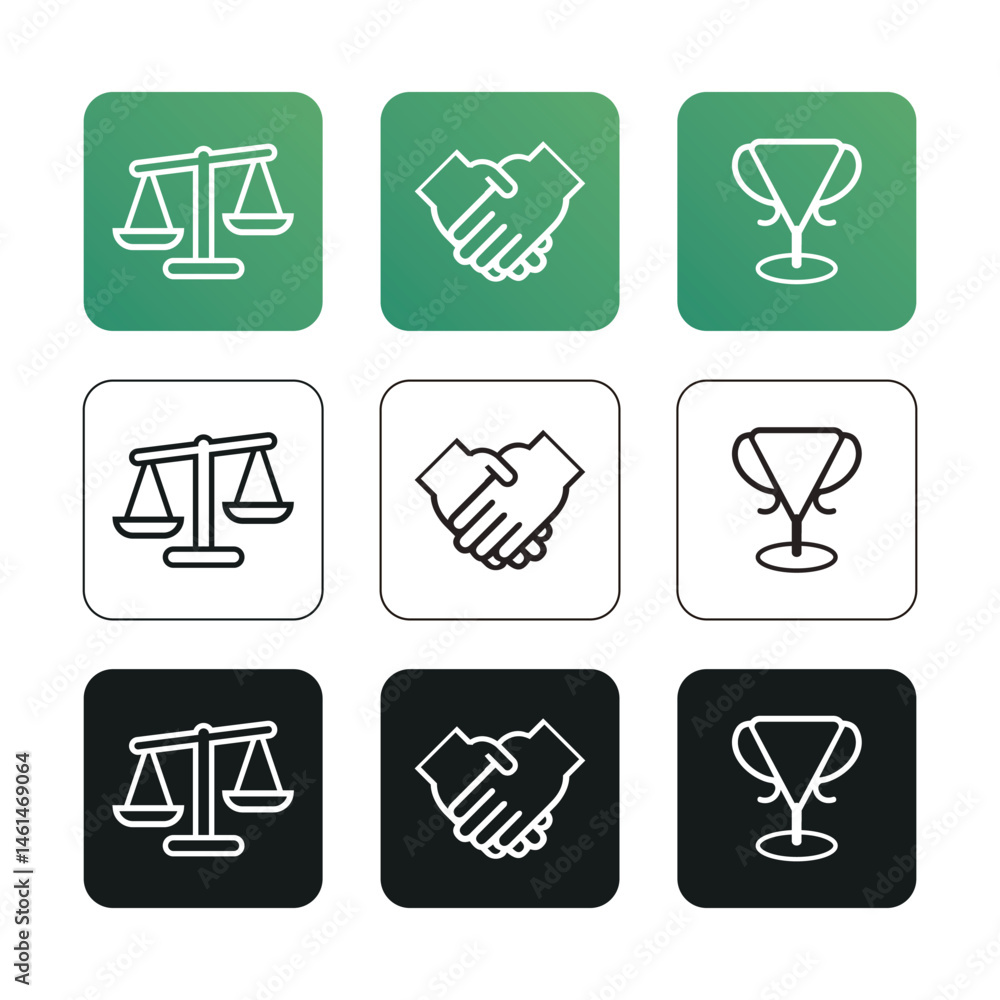 Vector icon set of business. Vector icon set of financial. Vector UI Illustration Business Finance Concept Vector icon set of business. Vector icon set of financial. Vector UI Illustration Business Finance Concept