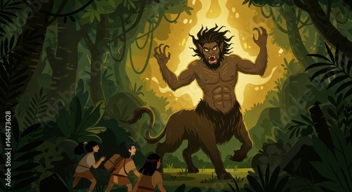 Jungle Encounter: The Minotaur's Shadow