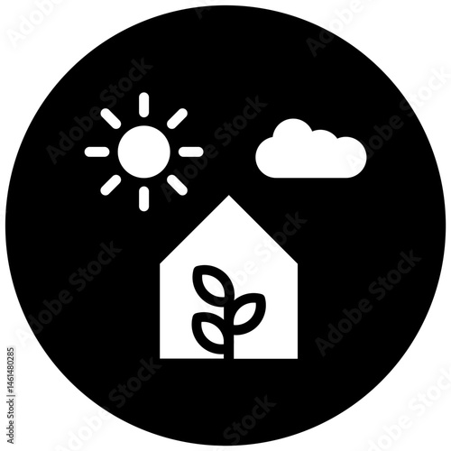 Greenhouse Effect Icon