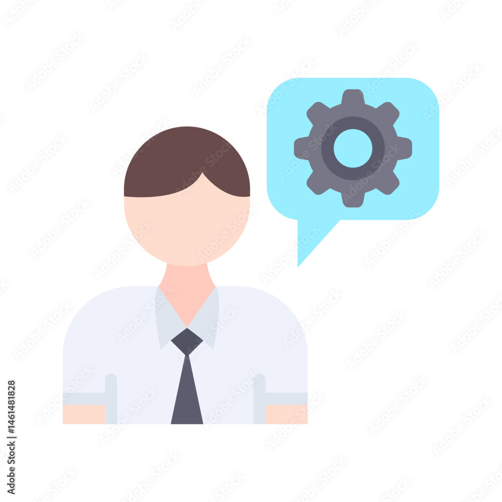Client Consultant icon vector image. Suitable for mobile apps, web apps and print media. Client Consultant icon vector image. Suitable for mobile apps, web apps and print media.