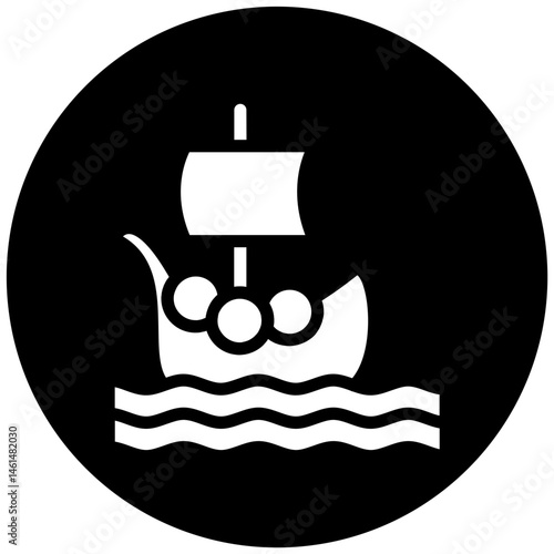 Viking Ship Icon